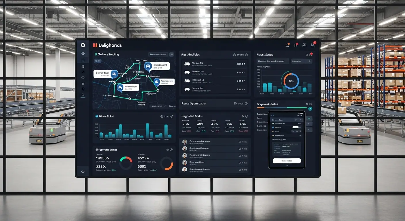 Dashboard LogisTrack — SaaS logistique et suivi de livraison